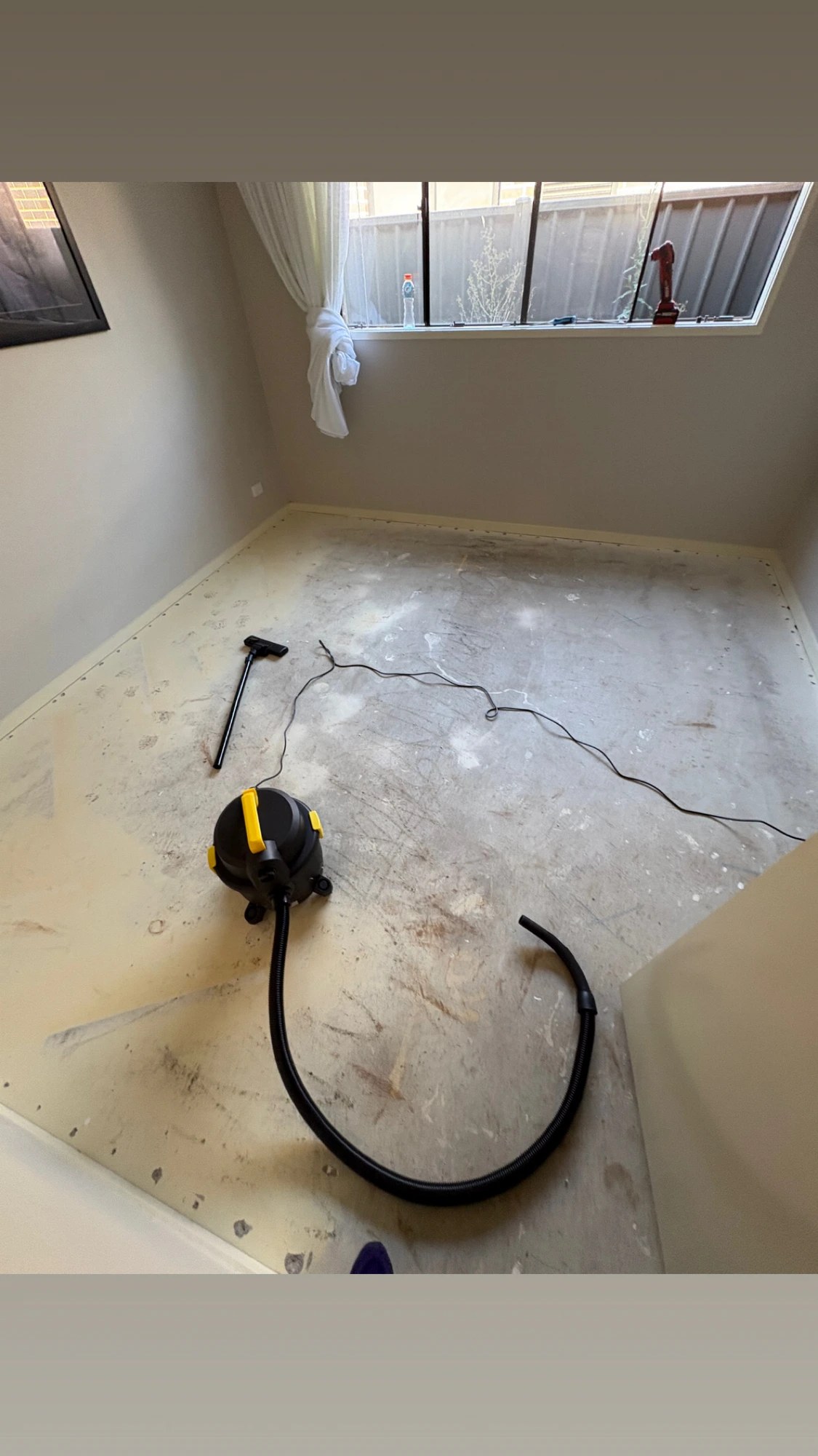 Before flooring installation in Melbourne