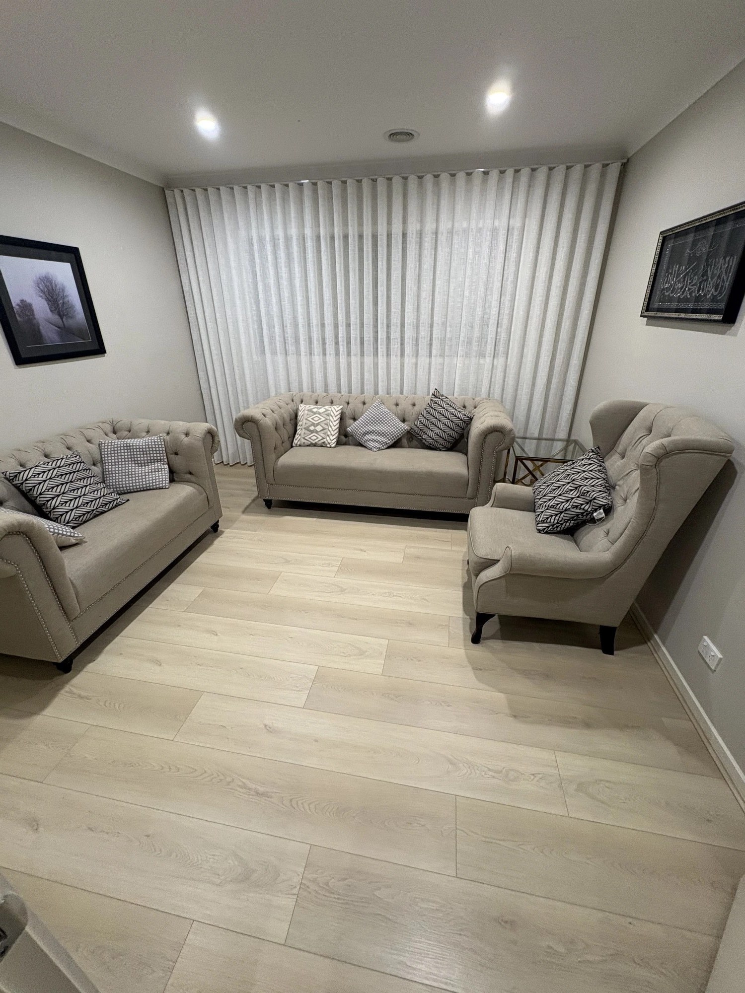 After hybrid flooring installation in Melbourne
