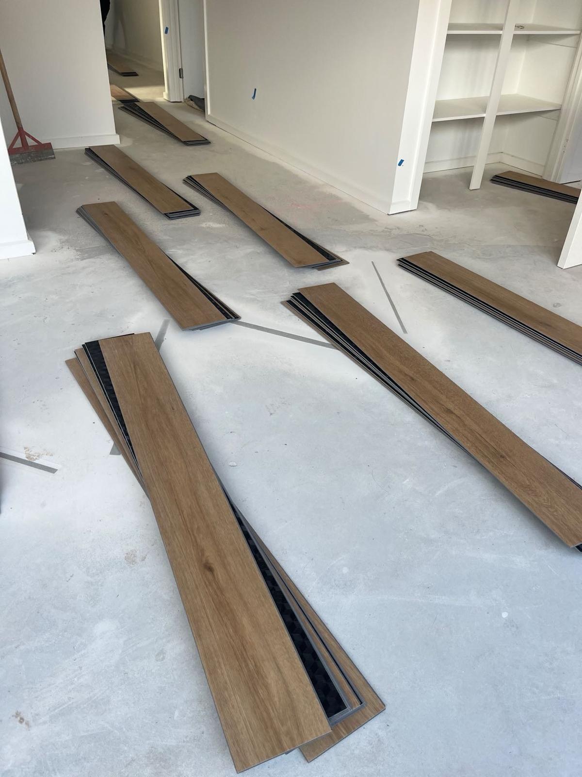 Before flooring installation in Melbourne